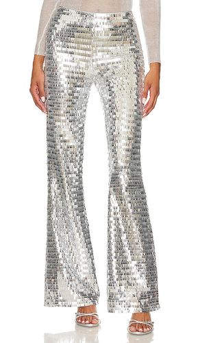 Sequin Robo Pant in Metallic Silver. - size 2 (also in 4) - SIMONMILLER - Modalova