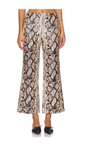 Pia Vegan Snake Pant in Tan. - size 0 (also in 2, 6, 8) - SIMONMILLER - Modalova