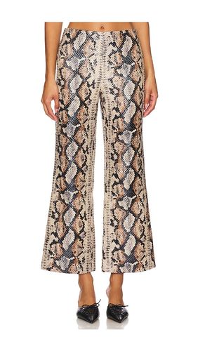 Pia Vegan Snake Pant in Tan. - size 6 (also in 8) - SIMONMILLER - Modalova