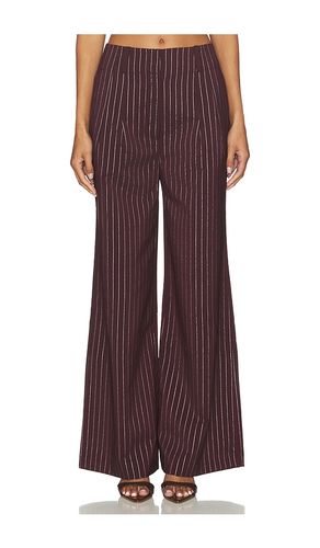 Bloo pinstripe pant in color burgundy size 6 (also in 8) - SIMONMILLER - Modalova