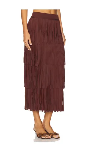 Za Za Knit Fringe Skirt in . Size L. Also in M, S, XS - SIMONMILLER - Modalova