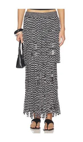 Za Za Knit Fringe Skirt in ,. Size M. Also in XS - SIMONMILLER - Modalova