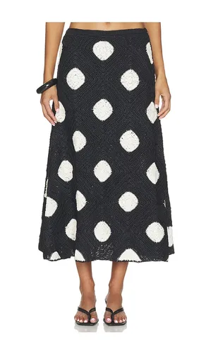 Zorah Crochet Skirt in & . Size L. Also in M, S, XS - SIMONMILLER - Modalova