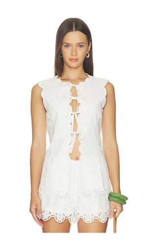 Delilah Eyelet Tie Top in . Size L. Also in M, S, XL, XS - SIMONMILLER - Modalova