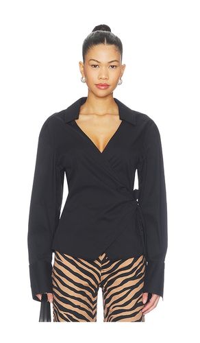 Anya Poplin Wrap Top in . Size M. Also in S, XS - SIMONMILLER - Modalova