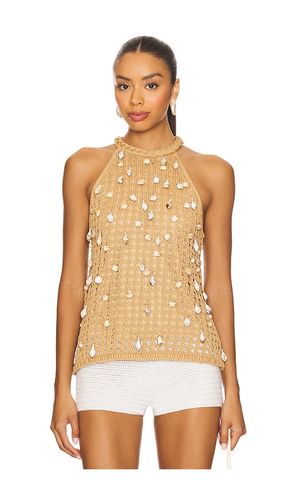 Bahi Crochet Top in Tan. - size L (also in M, S, XS) - SIMONMILLER - Modalova