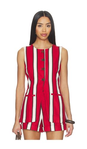 Del Mar Linen Vest in . Taglia 2. Also in 4, 6 - SIMONMILLER - Modalova
