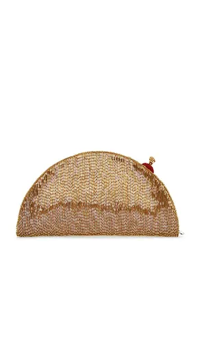 Beaded Lune Clutch in - SIMONMILLER - Modalova