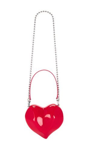 Molded Heart Bag With Patent Strap in Red - Simon Miller - Modalova