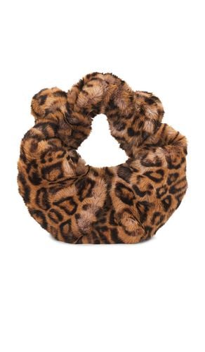 Cheetah Faux Fur Lopsy Bag in Brown - Simon Miller - Modalova