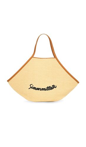 Large Mercado Tote Bag in Beige - SIMONMILLER - Modalova