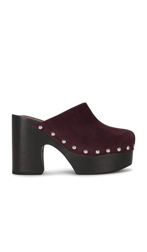 Suede Sol Platform Clog in Wine. - size 38 (also in 39, 40) - SIMONMILLER - Modalova