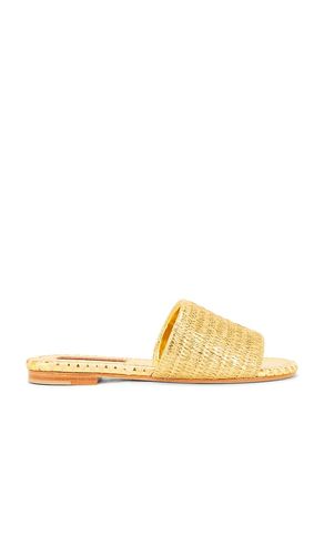 Metallic Raffia Salerno Sandal in Tan. - size 36 (also in 37, 40) - SIMONMILLER - Modalova
