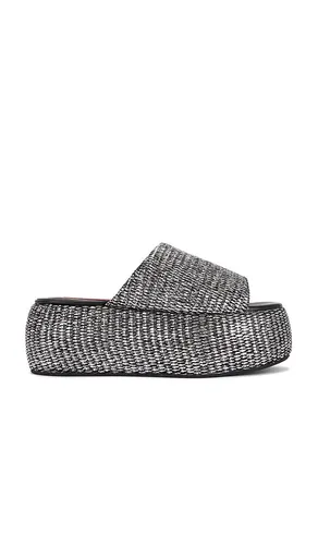 Cloudy Platform Sandal in Metallic , grey. - size 38 (also in 40) - SIMONMILLER - Modalova