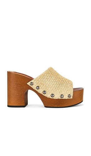 Sol Wood Sandal in Tan. - size 36 (also in 37, 40) - SIMONMILLER - Modalova