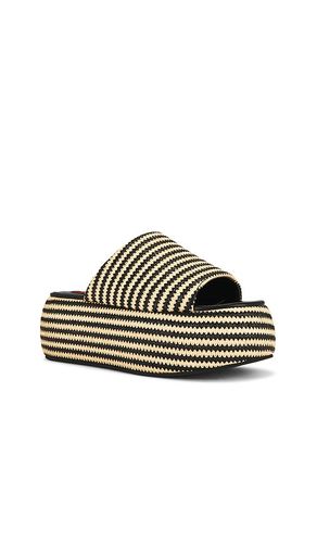 Stripe Raffia Cloudy Platform Sandal in ,. Size 37. Also in 38, 39, 40 - SIMONMILLER - Modalova