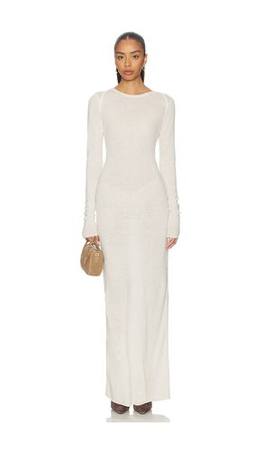 Sheer Cashmere Long Sleeve Maxi Dress in White. - size L (also in M, S, XL, XS) - SKIMS - Modalova