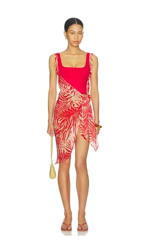 Sheer Dress Sarong in Red. - size L (also in M, XL) - SKIMS - Modalova