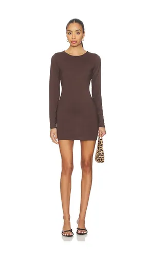 Smooth Layers Crewneck Tunic in Chocolate. - size L (also in XL) - SKIMS - Modalova