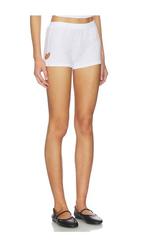 Worn in Jersey Micro Short in White. - size S (also in XS, XXS) - SKIMS - Modalova