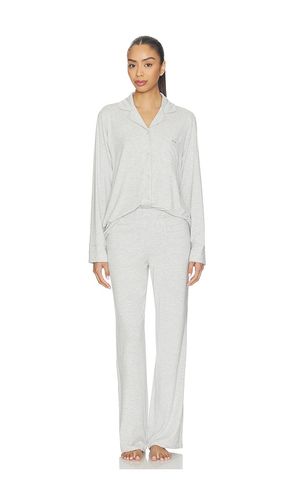 Sleep Long Sleeve Button Up Sleep Set in Light Grey. - size M (also in XS) - SKIMS - Modalova