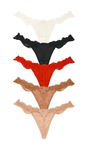 Fits Everybody Lace String Thong 5-pack in Neutral,Red. - size L (also in XL) - SKIMS - Modalova