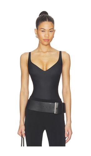 Body Core Sculpt Plunge Thong Bodysuit in Black. - size M (also in XS) - SKIMS - Modalova
