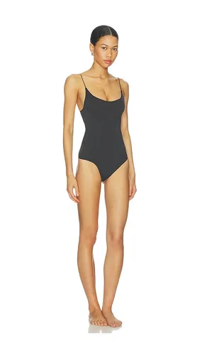 Sheer Seamless Thong Bodysuit in Black. - size L (also in M, S, XL) - SKIMS - Modalova