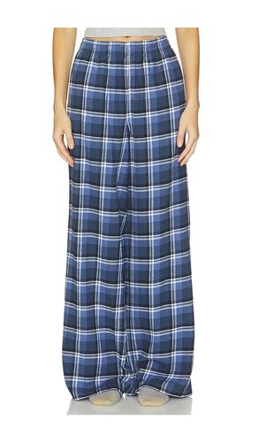 Sleep Flannel Oversized Pant in Blue. - size L (also in M, S, XL, XS, XXS) - SKIMS - Modalova