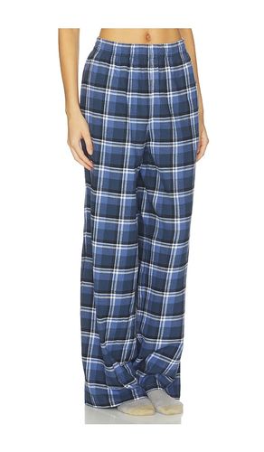 Sleep Flannel Oversized Pant in Blue. - size M (also in S, XS) - SKIMS - Modalova