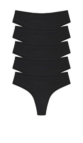 Fits Everybody Thong 5 Pack in Black. - size L (also in M, S, XL, XS, XXL, XXS) - SKIMS - Modalova