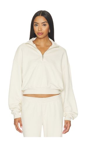 Drapey French Terry Half Zip Pullover in Ivory. - size M (also in S, XS, XXS) - SKIMS - Modalova