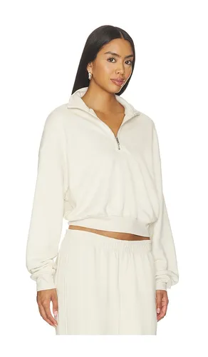 Drapey French Terry Half Zip Pullover in Ivory. - size L (also in S, XS) - SKIMS - Modalova