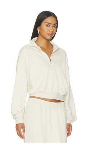 Drapey French Terry Half Zip Pullover in Ivory. - size M (also in S, XS, XXS) - SKIMS - Modalova