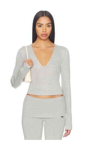 Essential Sweaters Long Sleeve V-neck in Grey. - size L (also in M, S, XL, XS, XXS) - SKIMS - Modalova