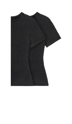 Cotton Jersey 2 Pack T-Shirt in Black. - size L (also in M, S, XL, XS, XXS) - SKIMS - Modalova