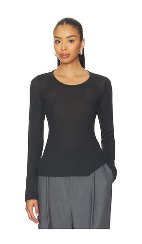 Sheer Cotton Long Sleeve Top in Black. - size L (also in S) - SKIMS - Modalova