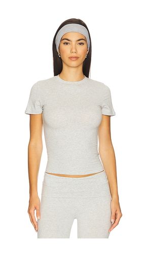 Cotton Jersey T-Shirt in Light Grey. - size S (also in XXS) - SKIMS - Modalova