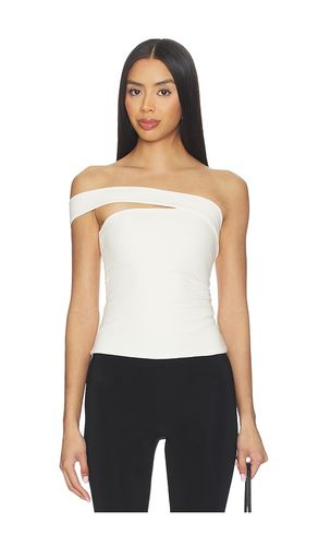 Cotton Jersey One Shoulder Tube Top in White. - size L (also in M, S) - SKIMS - Modalova