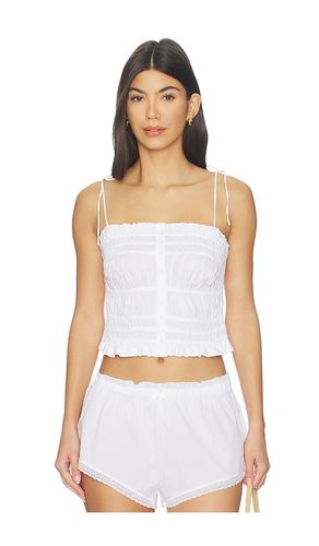 Garment Washed Ruffle Cami in White. - size L (also in M, S, XL, XS) - SKIMS - Modalova