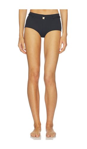 Iconic Swim Belted Boyshort Bikini Bottom in Black. - size S (also in XS) - SKIMS - Modalova