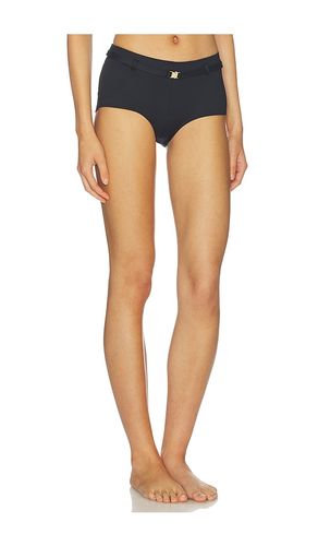Iconic Swim Belted Boyshort Bikini Bottom in Black. - size S (also in XS) - SKIMS - Modalova