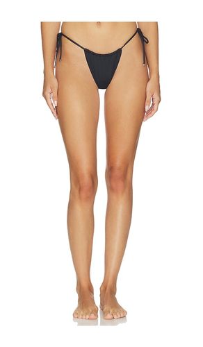 Classic Swim Medallion Tie Side Bikini Bottom in Black. - size L (also in M, S, XL) - SKIMS - Modalova