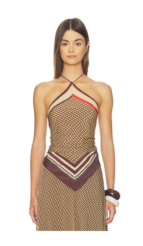 SIR. Cooper Scarf Top in Brown - SIR. - Modalova