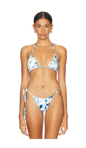 Lila String Triangle Bikini Top in Teal. - size L (also in XXL) - Significant Other - Modalova