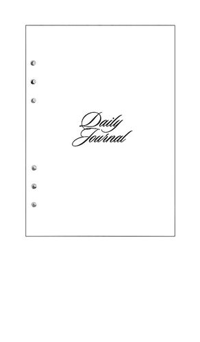 Inserto para carpeta daily journal insert en color blanco talla all - STIL - Modalova