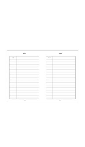 Inserto para carpeta notes insert en color blanco talla all - STIL - Modalova