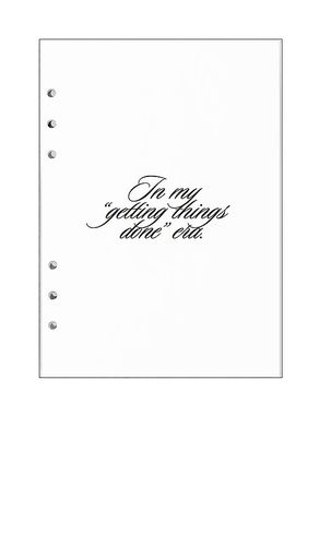 Inserto para carpeta get it done planner insert en color blanco talla all - STIL - Modalova