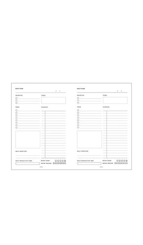 Inserto para carpeta undated daily planner insert en color blanco talla all - STIL - Modalova