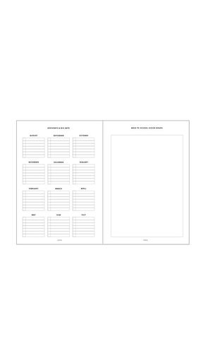 Inserto para carpeta college planner insert en color blanco talla all - STIL - Modalova